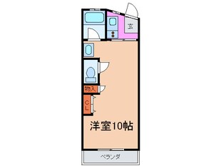 マンションカザミドリの物件間取画像